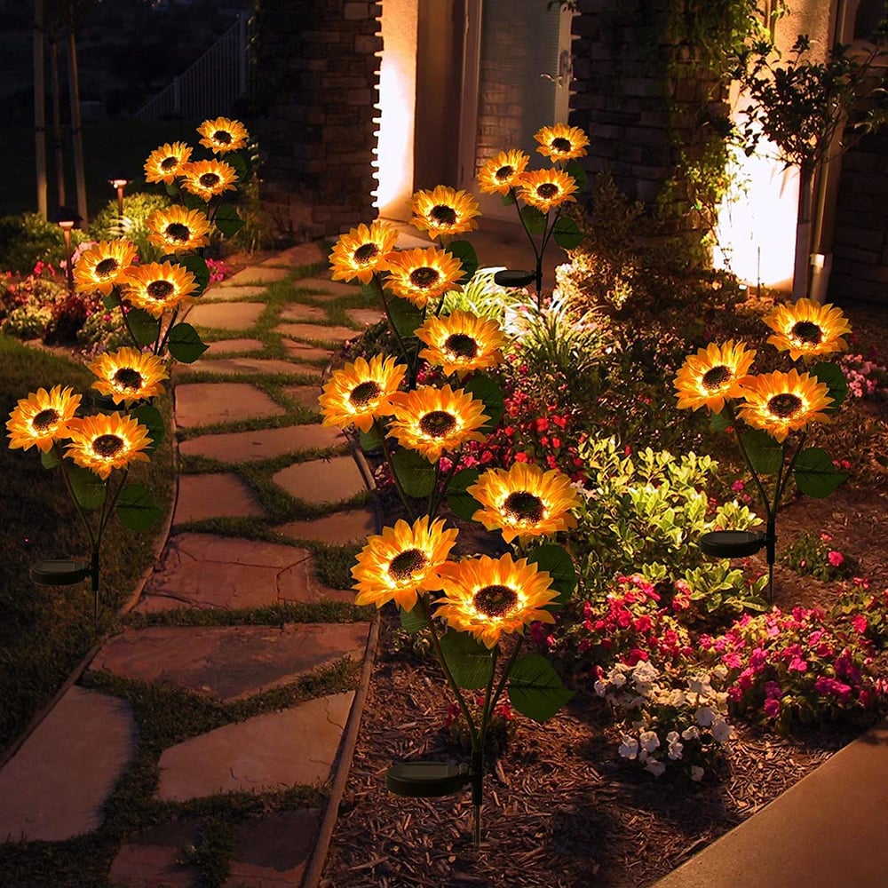 Waterproof Solar Sunflower Light