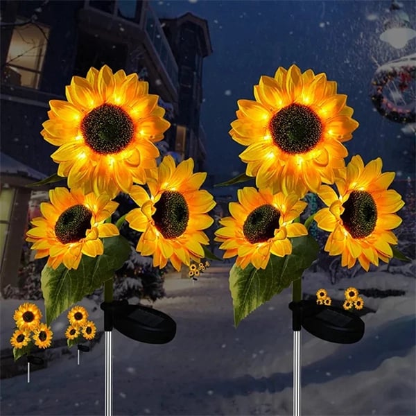 Waterproof Solar Sunflower Light