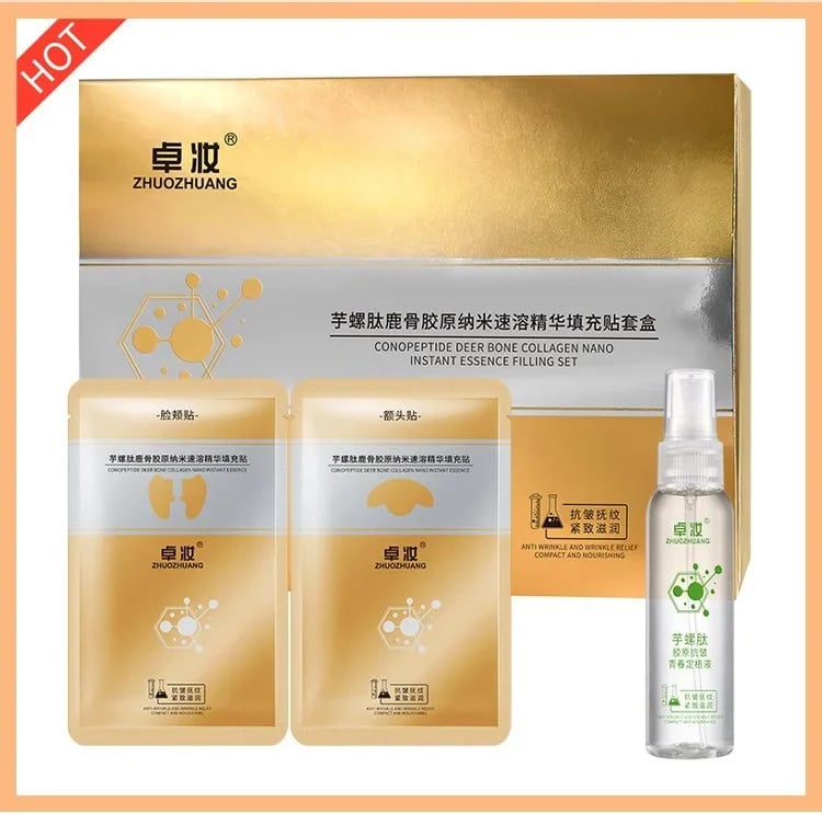 20 years younger after use  - Spiral Peptide Deer Bone Collagen Essence Kit