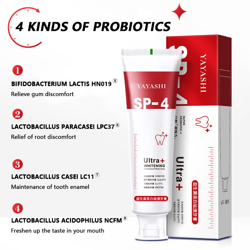 2023 HOT SALE -  YAYASHI SP-4TM Probiotic Whitening Toothpaste