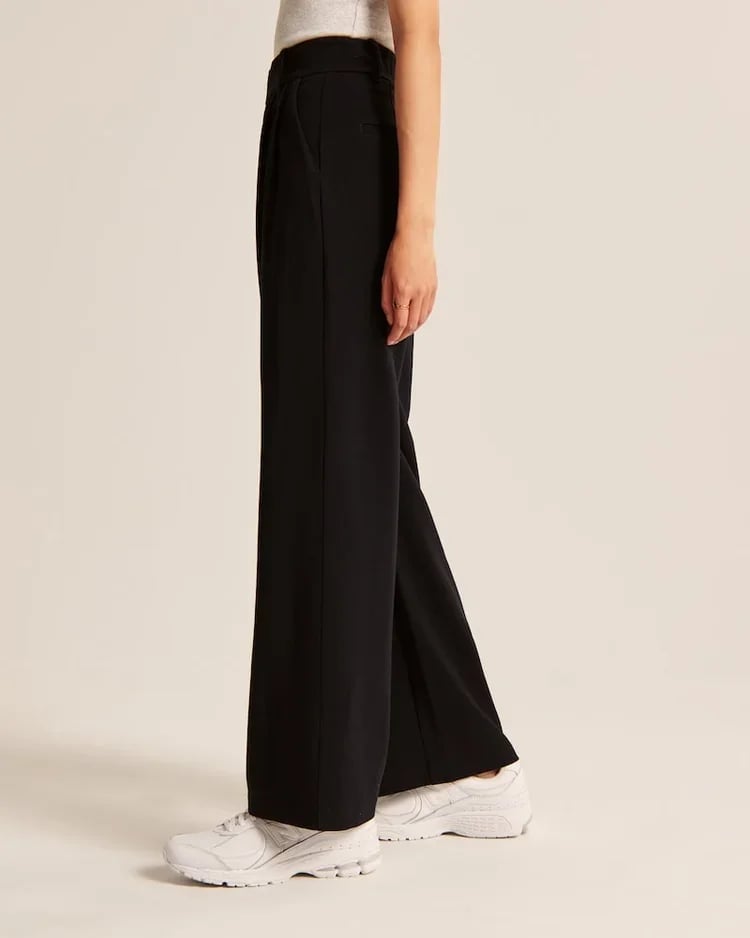 2023 NEW HIGH WAIST TAILORED WIDE LEG PANTS