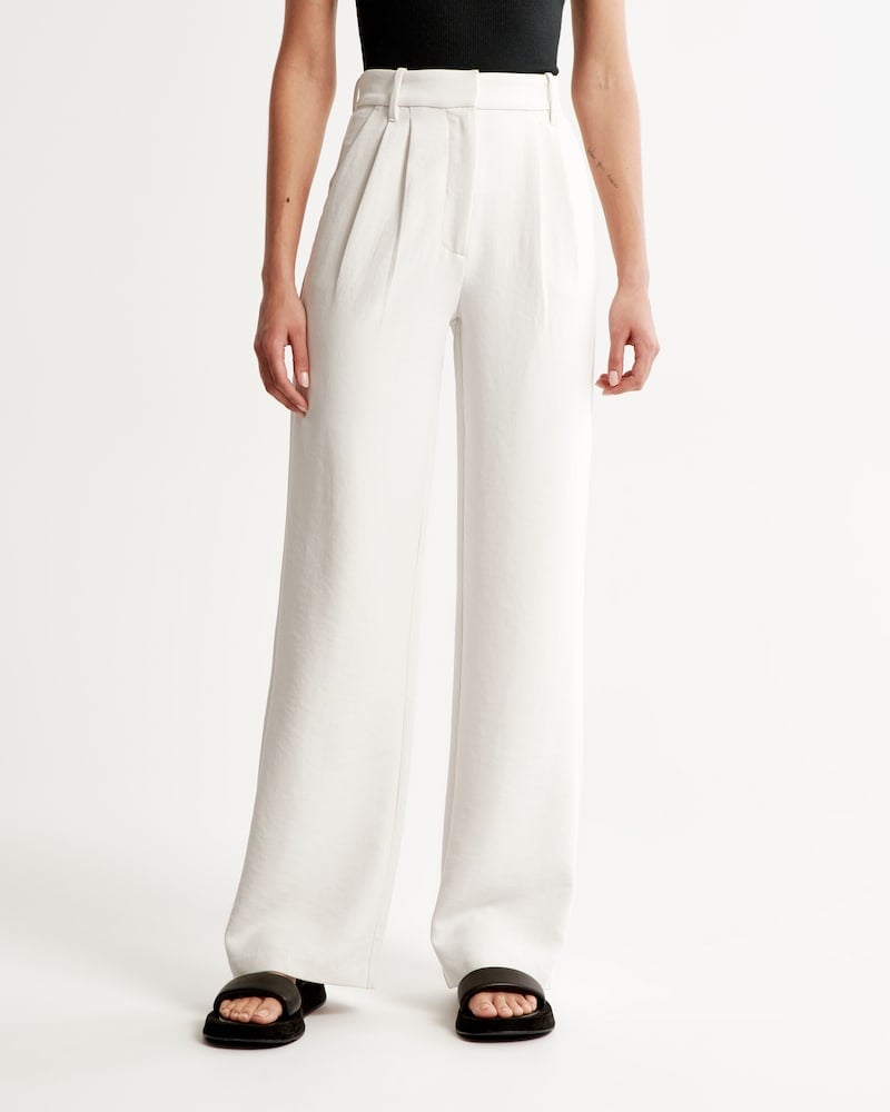 2023 NEW HIGH WAIST TAILORED WIDE LEG PANTS