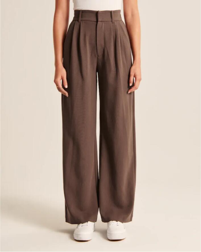 2023 NEW HIGH WAIST TAILORED WIDE LEG PANTS