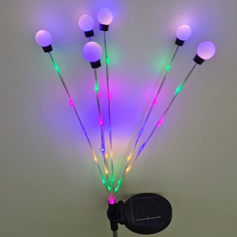 2023 New Upgraded Solar Powered Firefly Garden Light