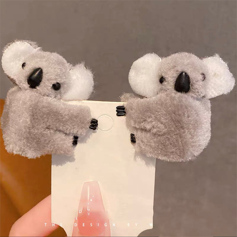 2Pcs Koala Hair Clips