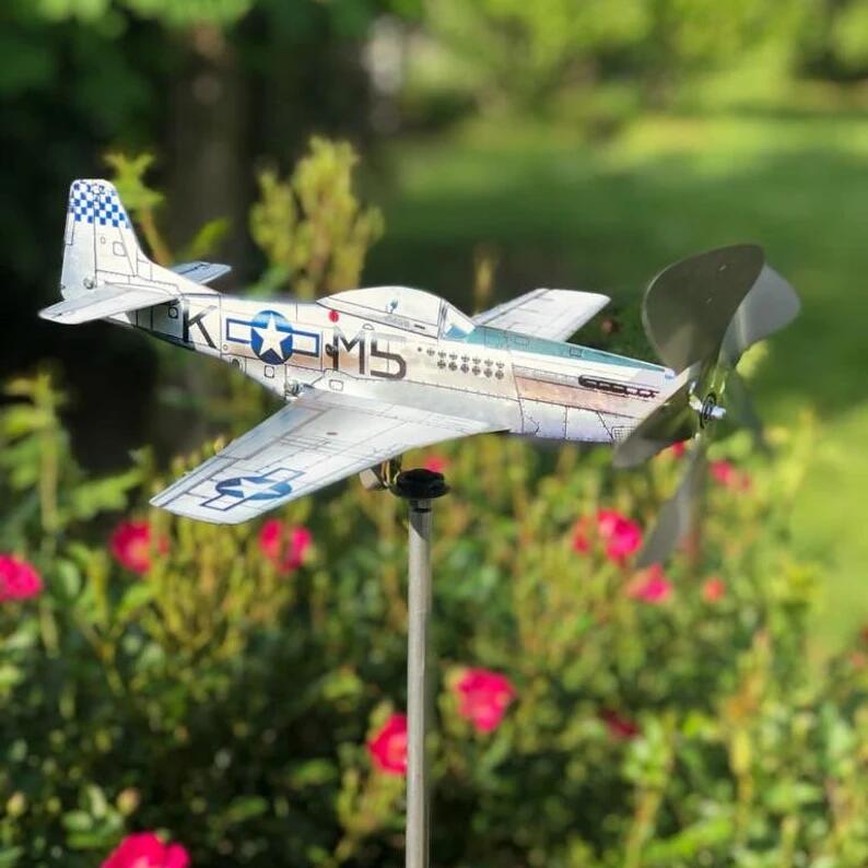 Airplane wind spinner aircraft pinwheel