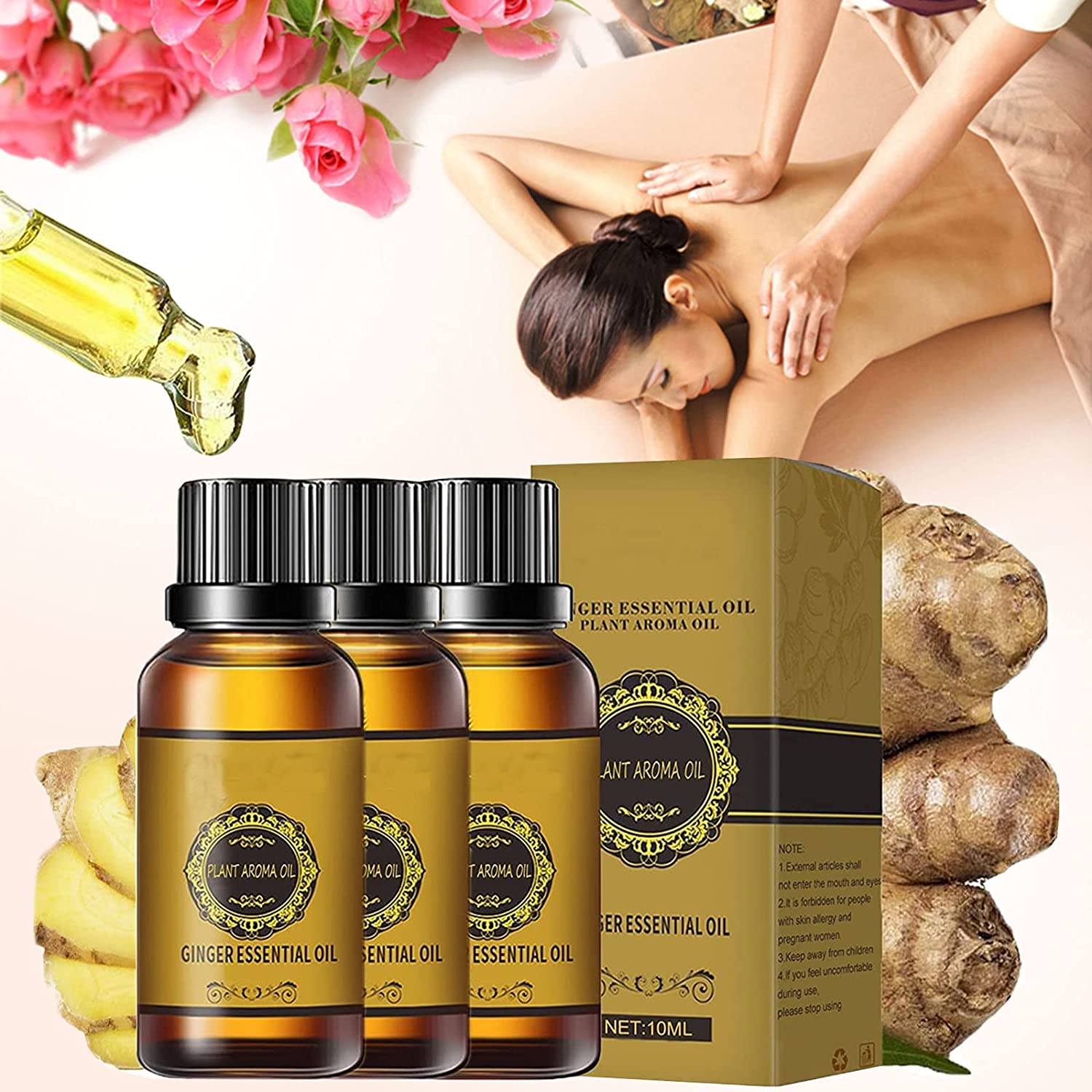 Belly Drainage Ginger Oil - Last Day Promotion