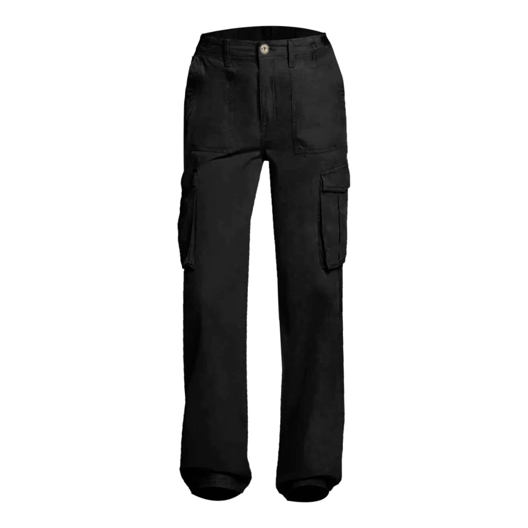 Curve Perfect Adjustable Waist Cargo Pants