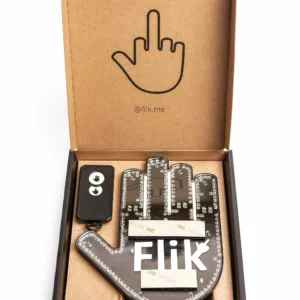 FLIK Middle Finger Car Light