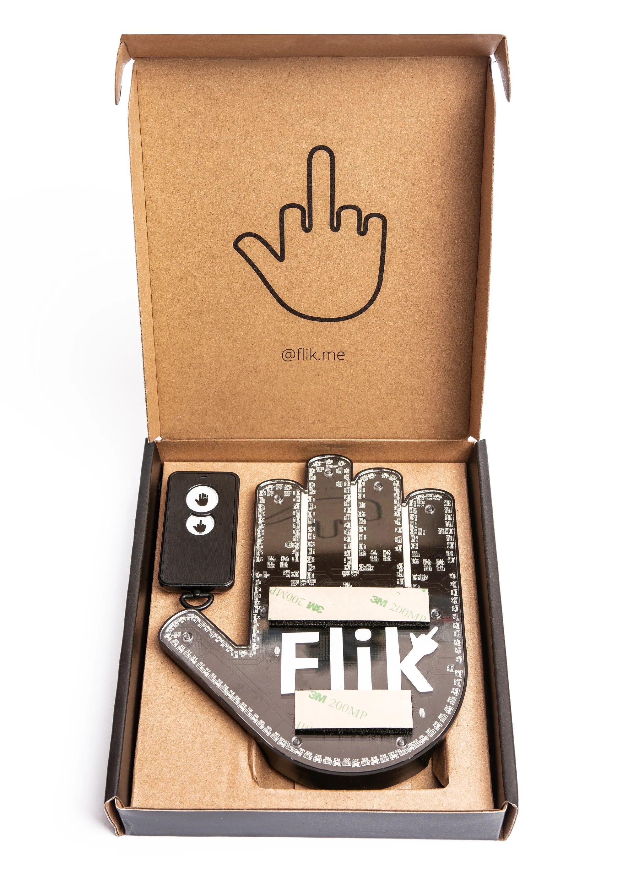 FLIK Middle Finger Car Light