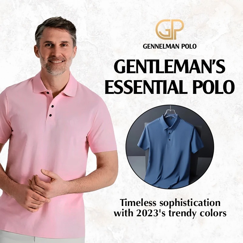 Gennelman Polo - Last Day 70%OFF - Men Ice Silk Classic Polo