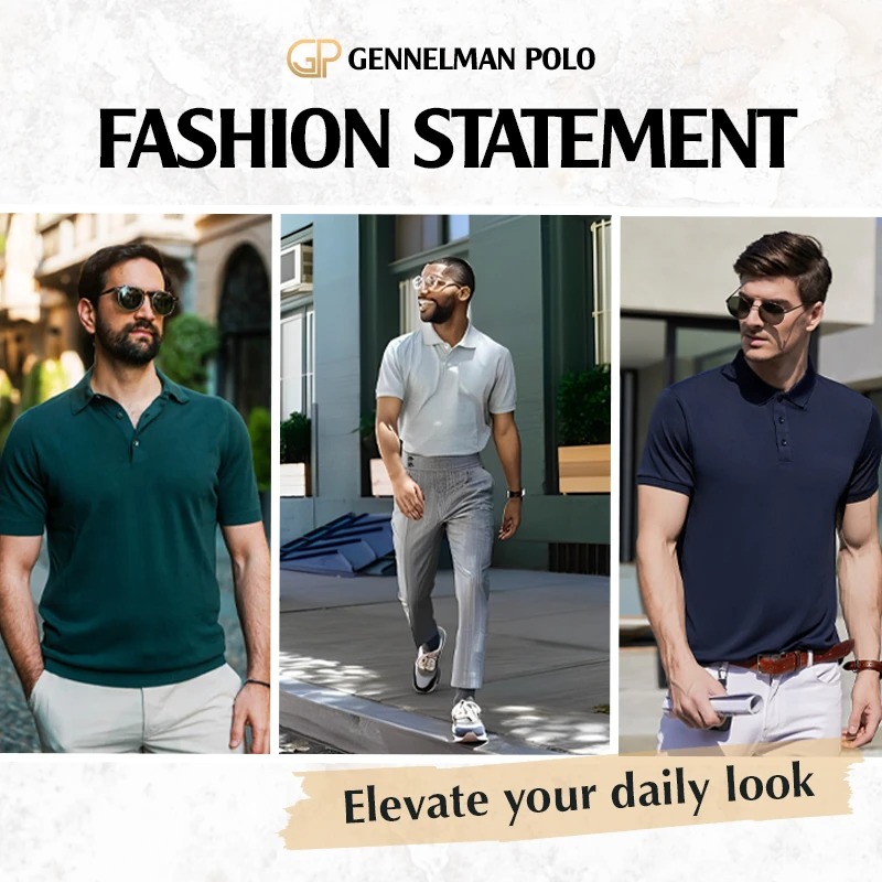 Gennelman Polo - Last Day 70%OFF - Men Ice Silk Classic Polo