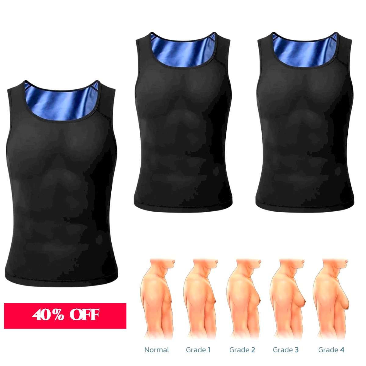 Hot Sale-49% OFF - Guys Men Compression Top