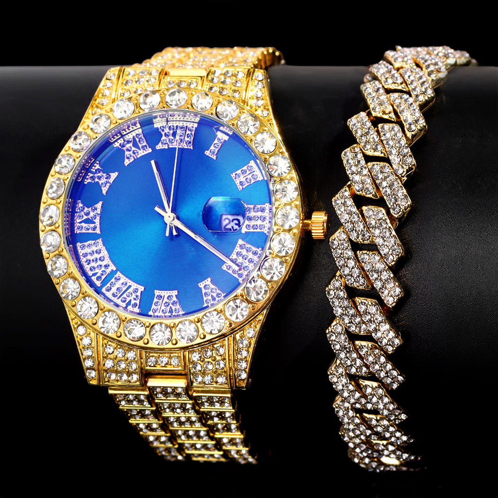 Iced Out Watch (GET FREE BRACELET)