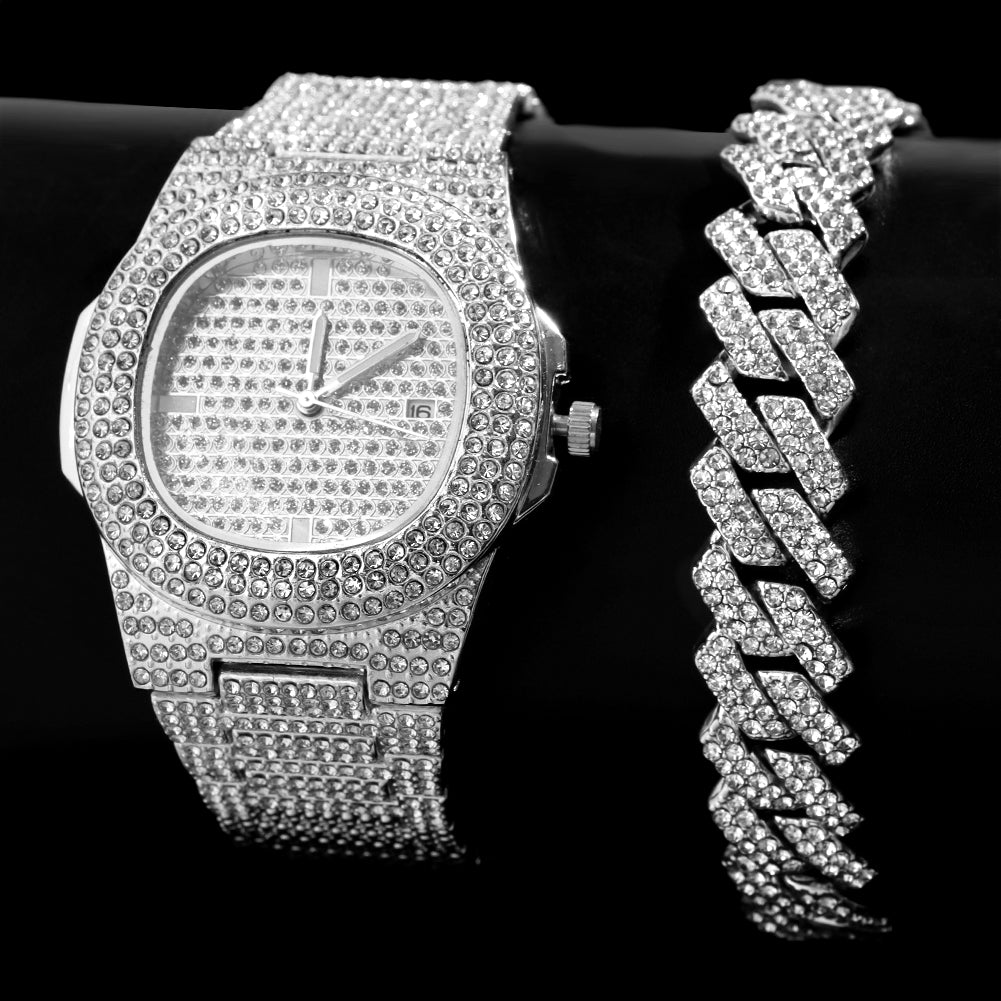 Iced Out Watch (GET FREE BRACELET)