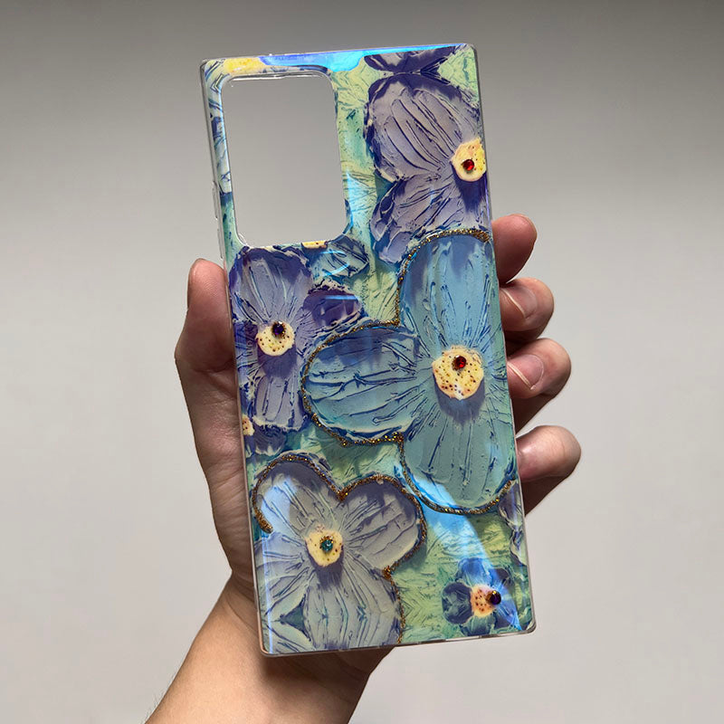 Ins Hot Oil Painting Flower Samsung/iPhone Case