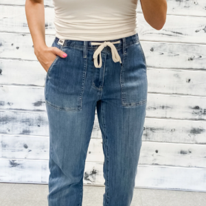 Judy Blue Pull On Denim Joggers