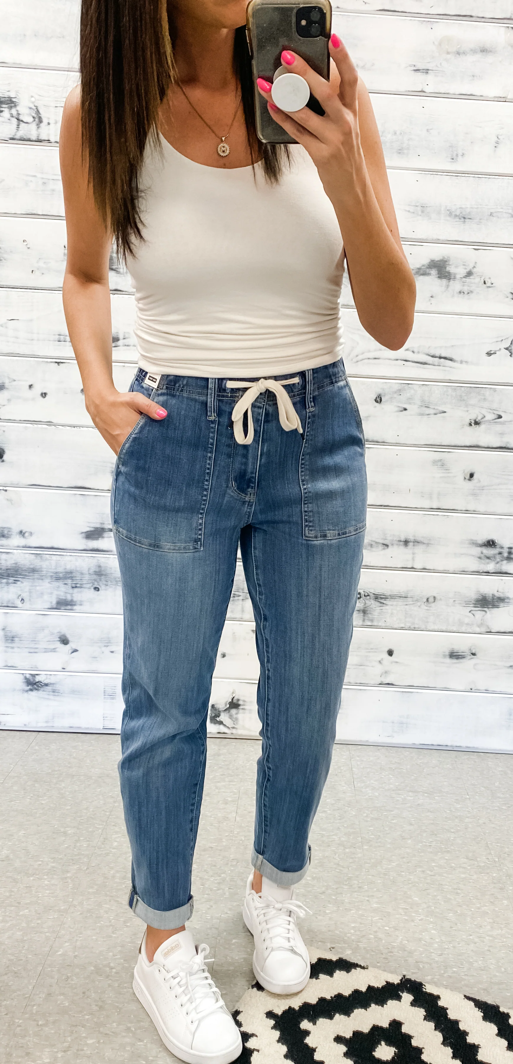 Judy Blue Pull On Denim Joggers