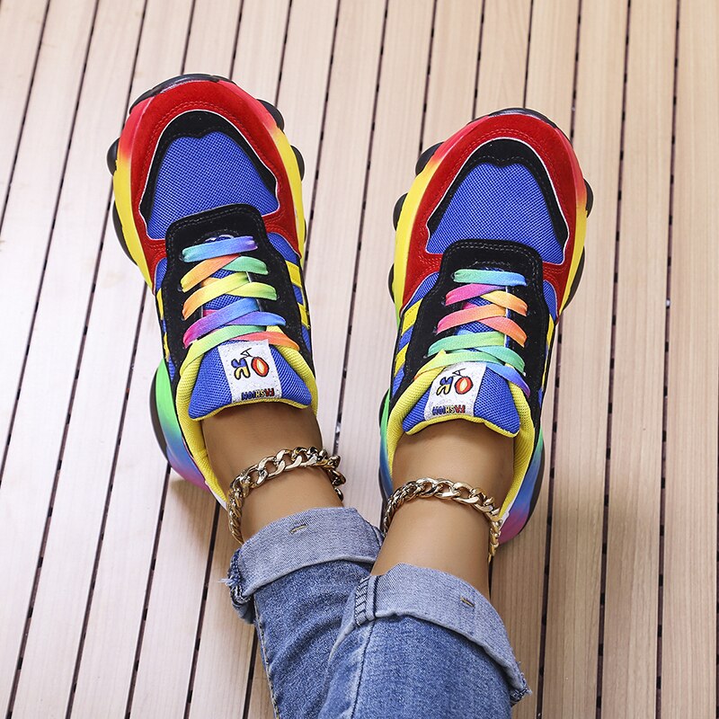 JustyShoes|Rainbow Sneakers