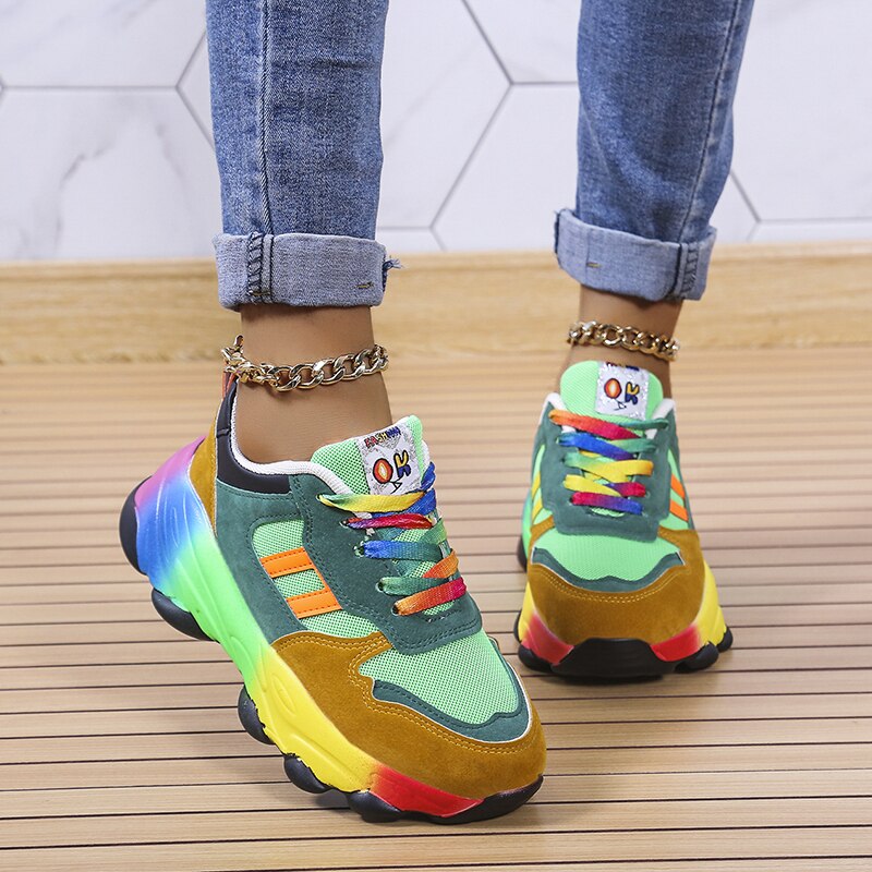 JustyShoes|Rainbow Sneakers