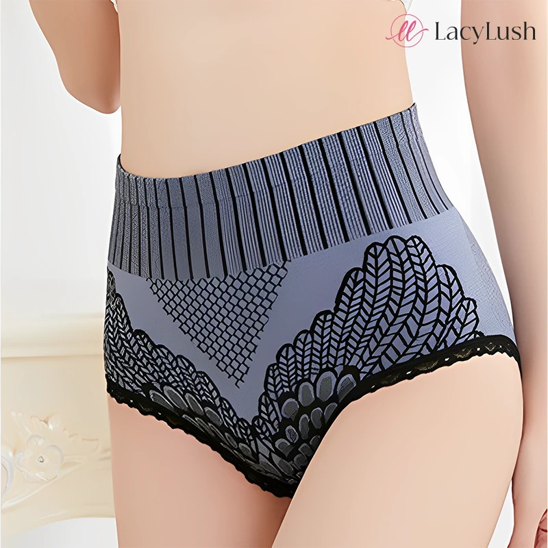 LacyLush - Graphene-Infused High Waist Shaping Panties