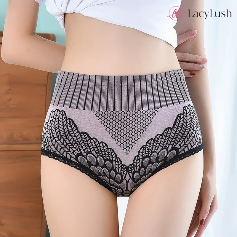 LacyLush - Graphene-Infused High Waist Shaping Panties