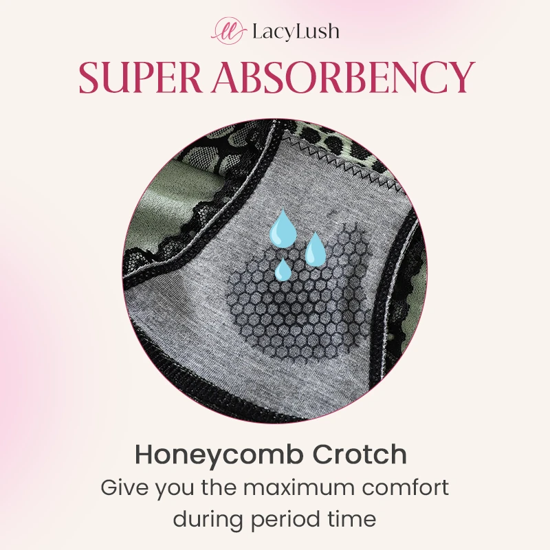 LacyLush - Graphene-Infused High Waist Shaping Panties