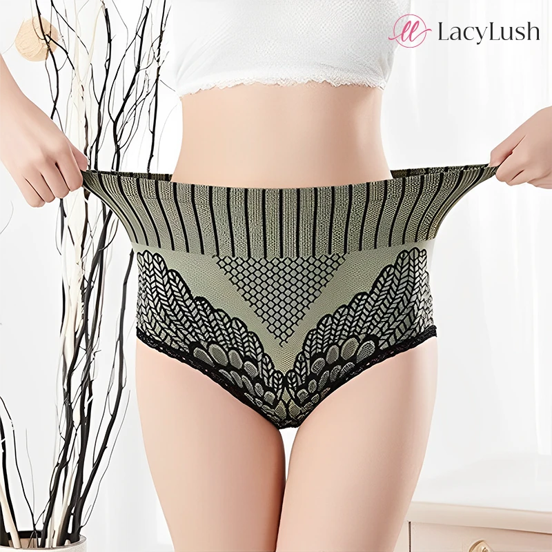 LacyLush - Graphene-Infused High Waist Shaping Panties