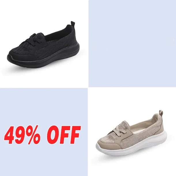 Last Day 49% OFF - Women Shoes Breathable Slip On Arch Support Non-slip