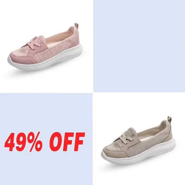 Last Day 49% OFF - Women Shoes Breathable Slip On Arch Support Non-slip