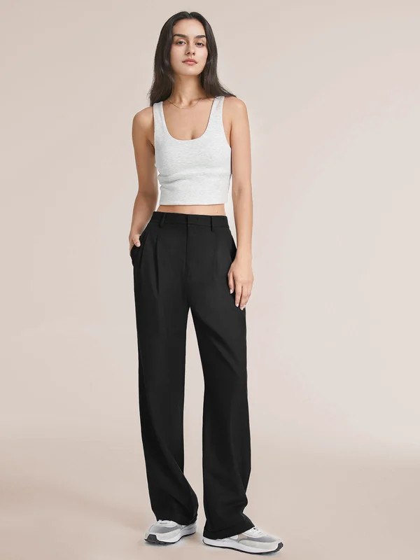 Last Day 49%OFF - HIGH WAIST TAILORED WIDE LEG PANTS