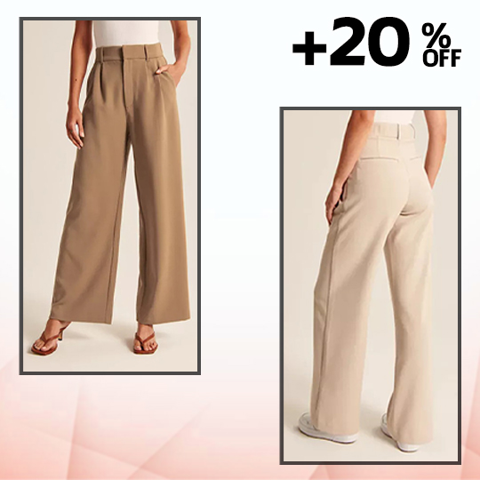 Last Day 49%OFF - HIGH WAIST TAILORED WIDE LEG PANTS