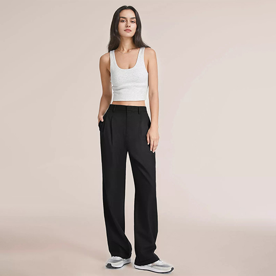 Last Day 49%OFF - HIGH WAIST TAILORED WIDE LEG PANTS