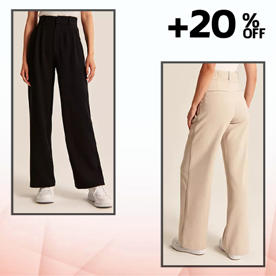 Last Day 49%OFF - HIGH WAIST TAILORED WIDE LEG PANTS