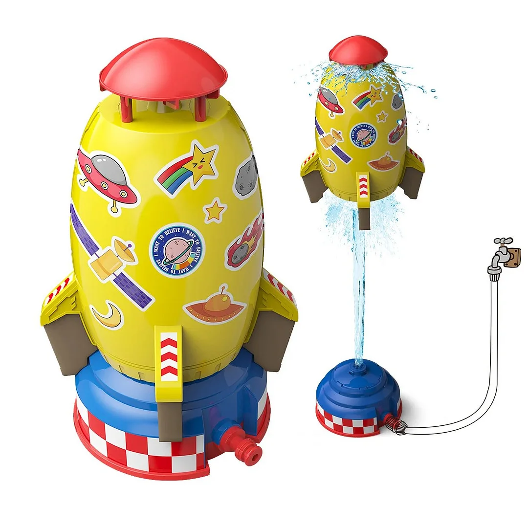 Last Day 50% OFF - 2023 Summer Toy Outdoor Yard Rocket Sprinkler