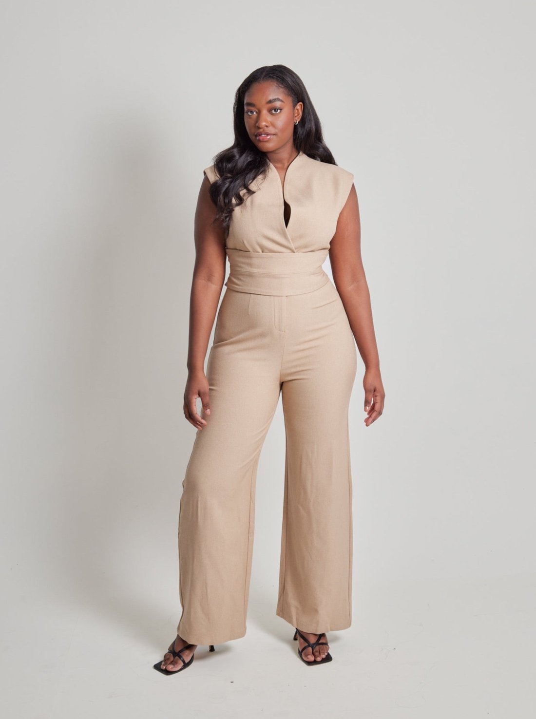 Last Day 50% OFF - Women's Sleeveless Wide-Leg Jumpsuit