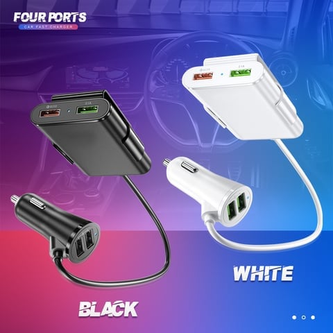 LAST DAY 70% OFF - Four Ports Car Fast Charger