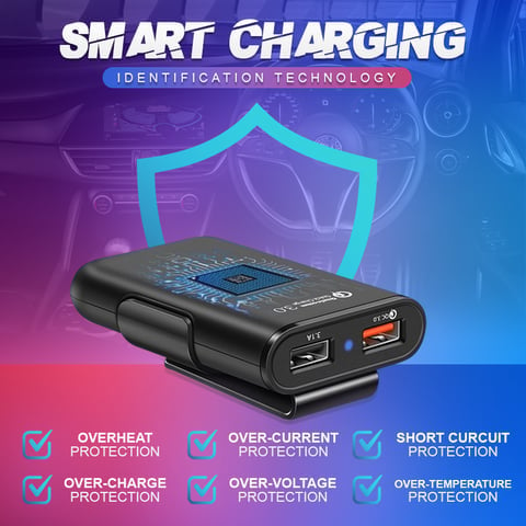 LAST DAY 70% OFF - Four Ports Car Fast Charger