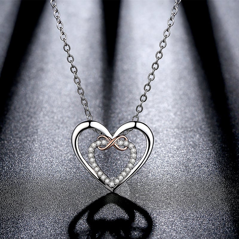 Last Day 75% OFF - Two Hearts Infinity Necklace