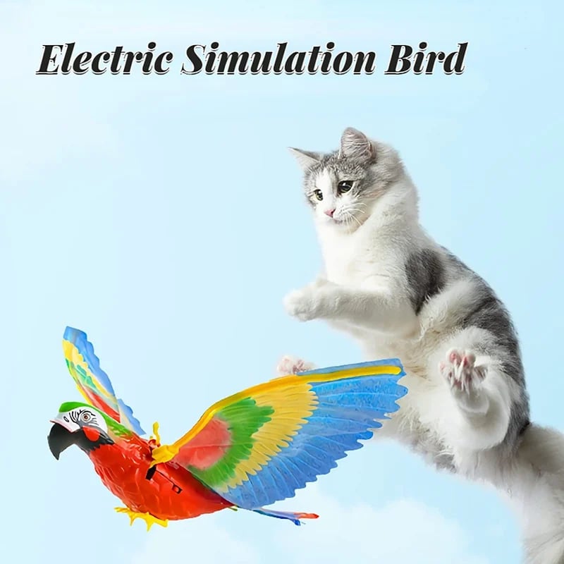 Concentratei Last Day Promotion - Up To 57% OFF - Automatic Moving Simulation Bird Interactive Cat Toy for Indoor Cats