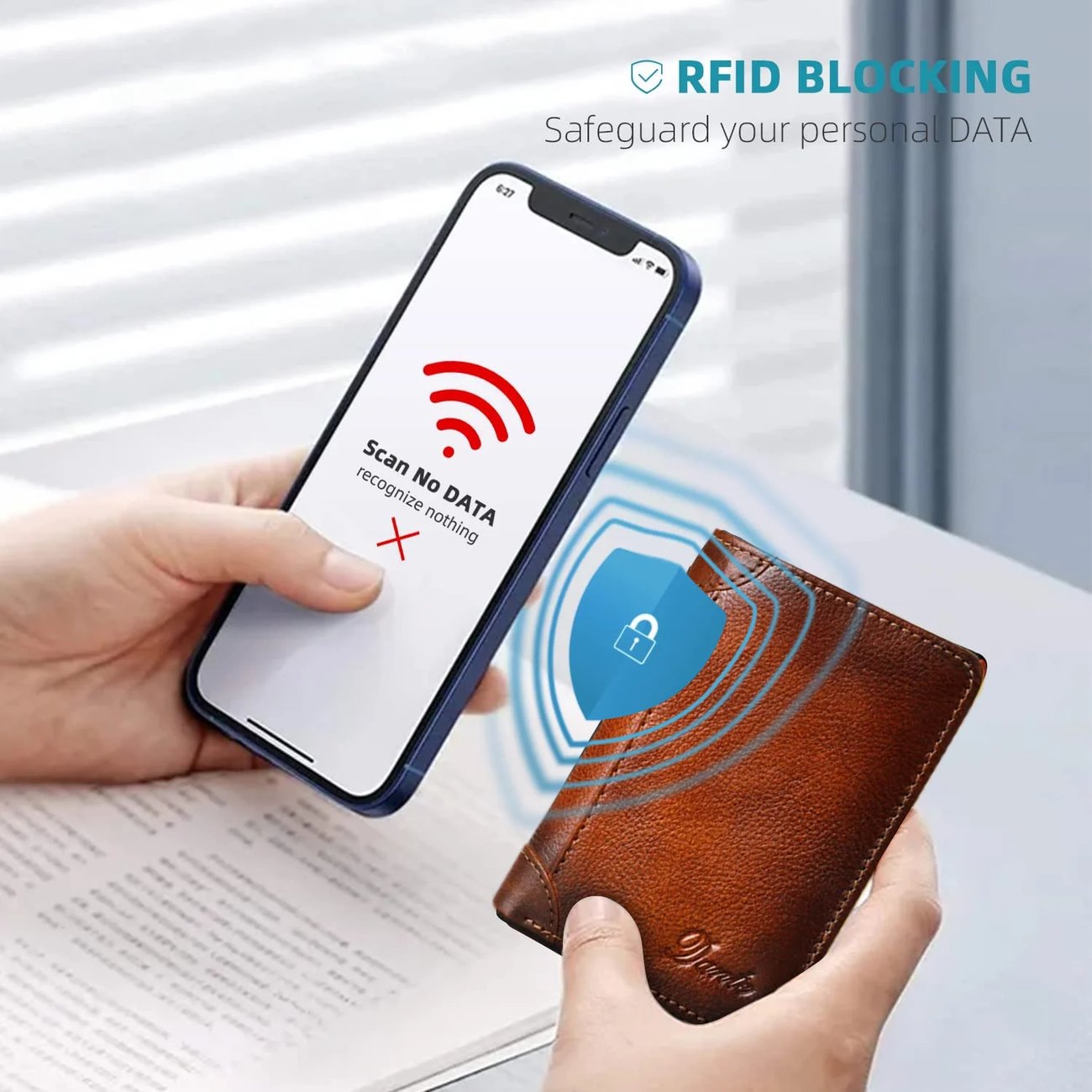 Last Day Promotion 75% OFF - RFID Genuine Leather Wallet for Men