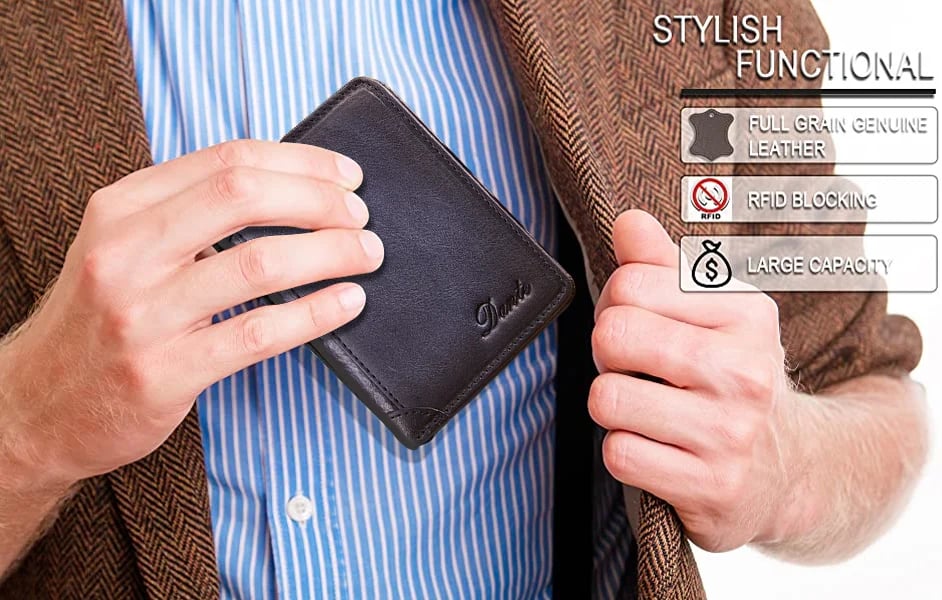 Last Day Promotion 75% OFF - RFID Genuine Leather Wallet for Men