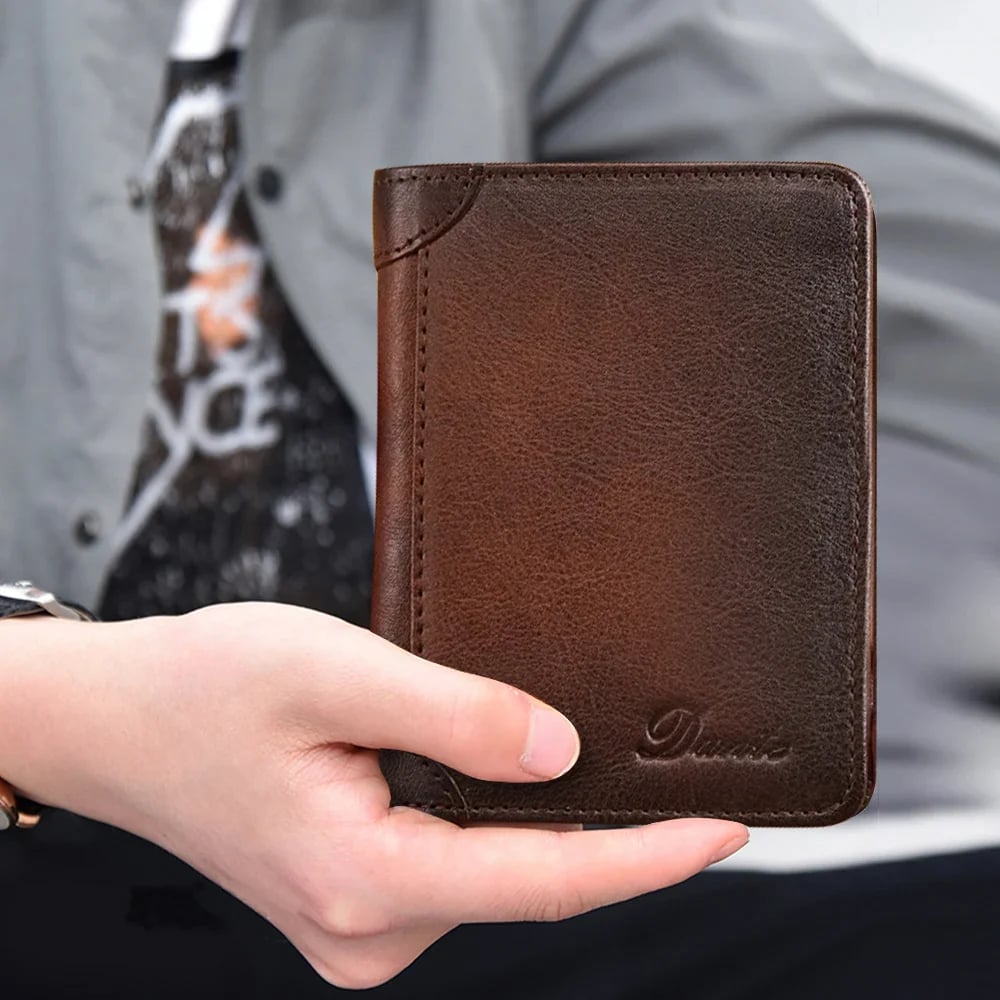 Last Day Promotion 75% OFF - RFID Genuine Leather Wallet for Men