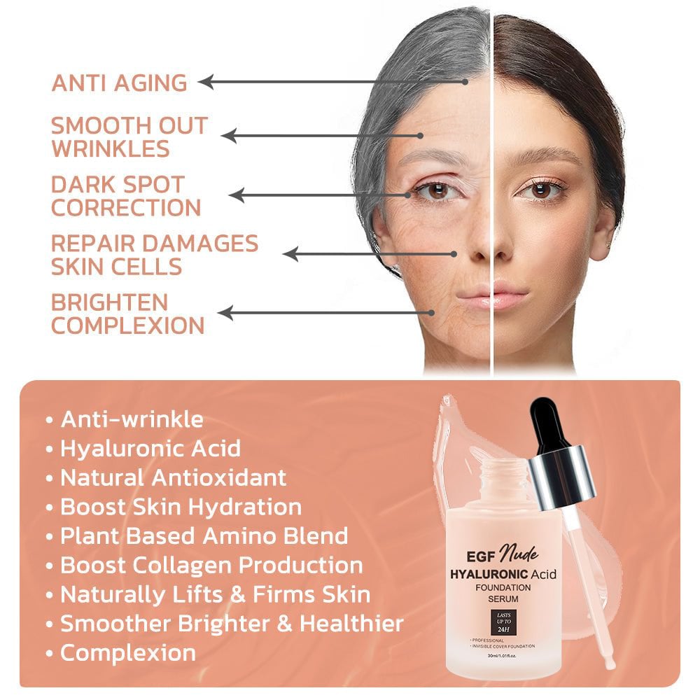 Nude Hyaluronic Acid Foundation Serum