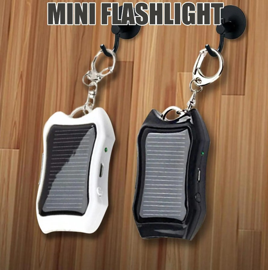 Solar Power Bank Keychain