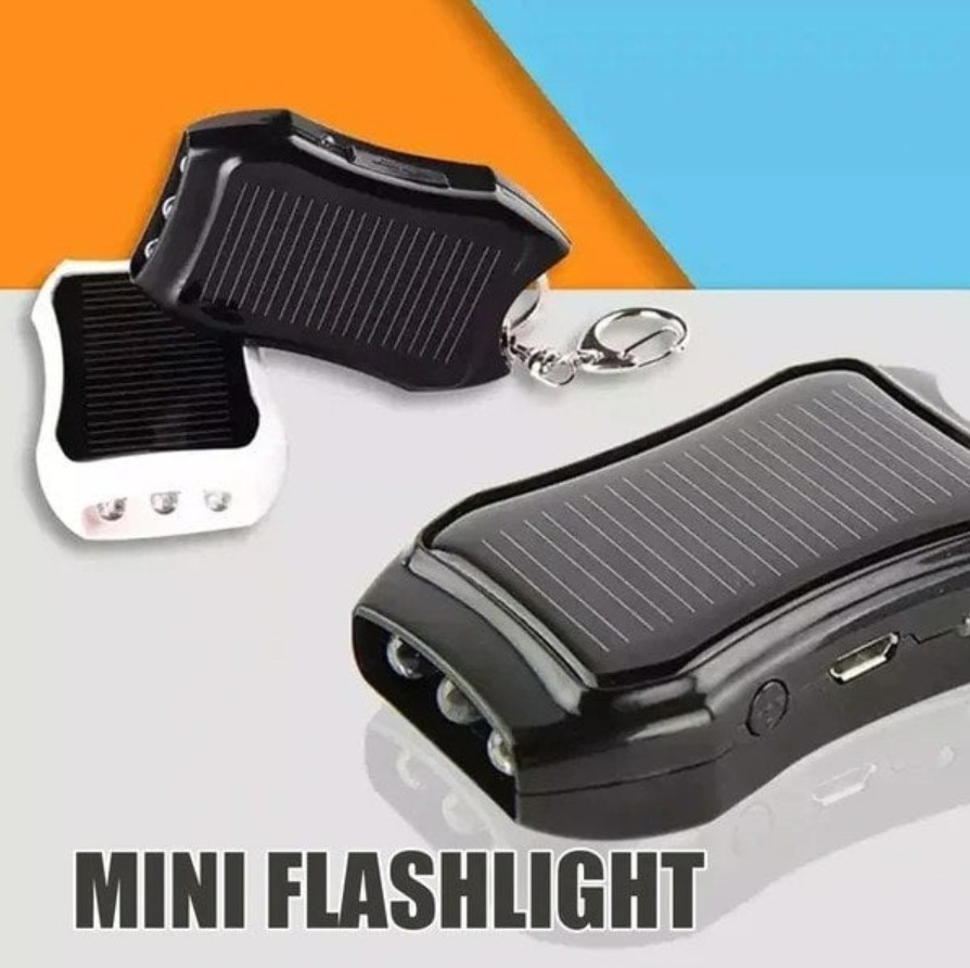 Solar Power Bank Keychain