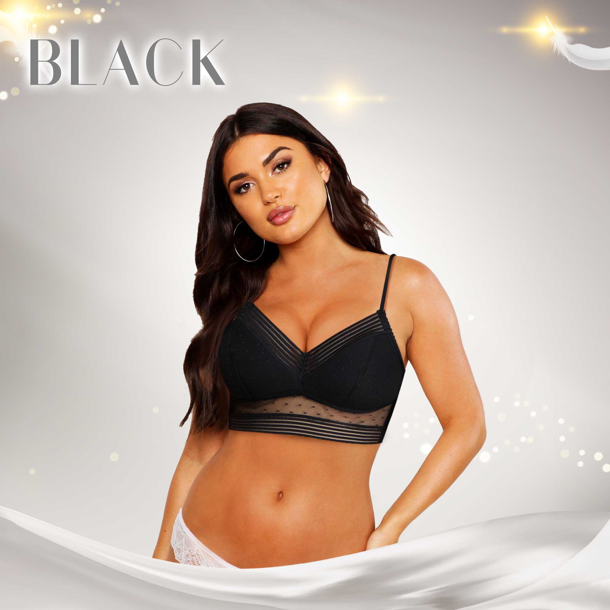 Starry Bra - Low Back Wireless Lifting Full Coverage Lace Bra