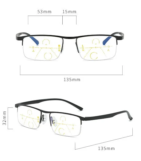 Phizeza - Far And Near Dual-Use Reading Glasses