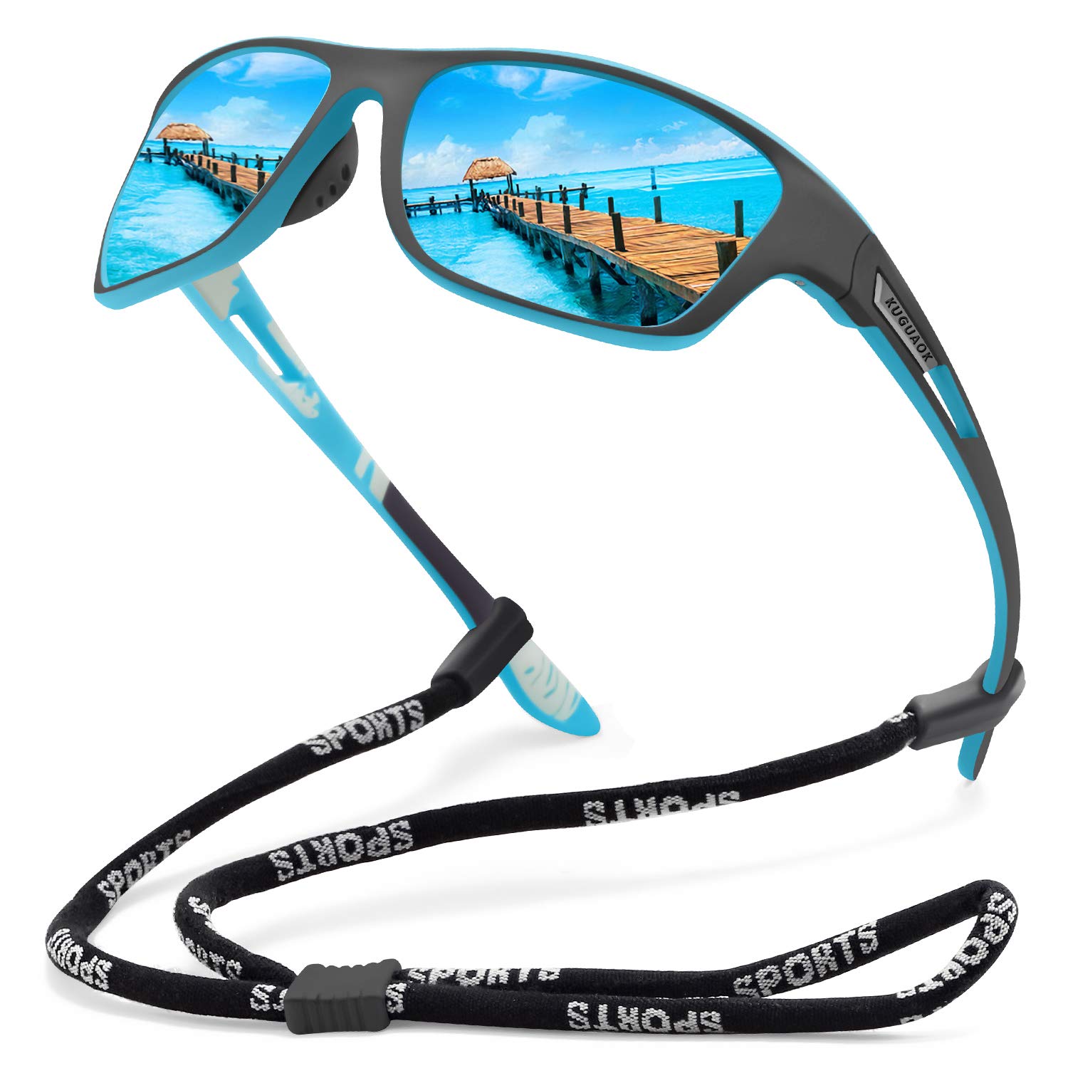 2023 Men's Outdoor Sports Sunglasses with Anti - glare Polarized Lens