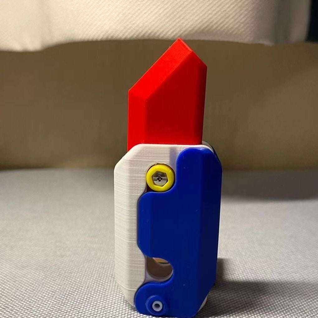 3D Printed Baby Mini M1911 Gravity Cub Jumping Small Knife Fidgets